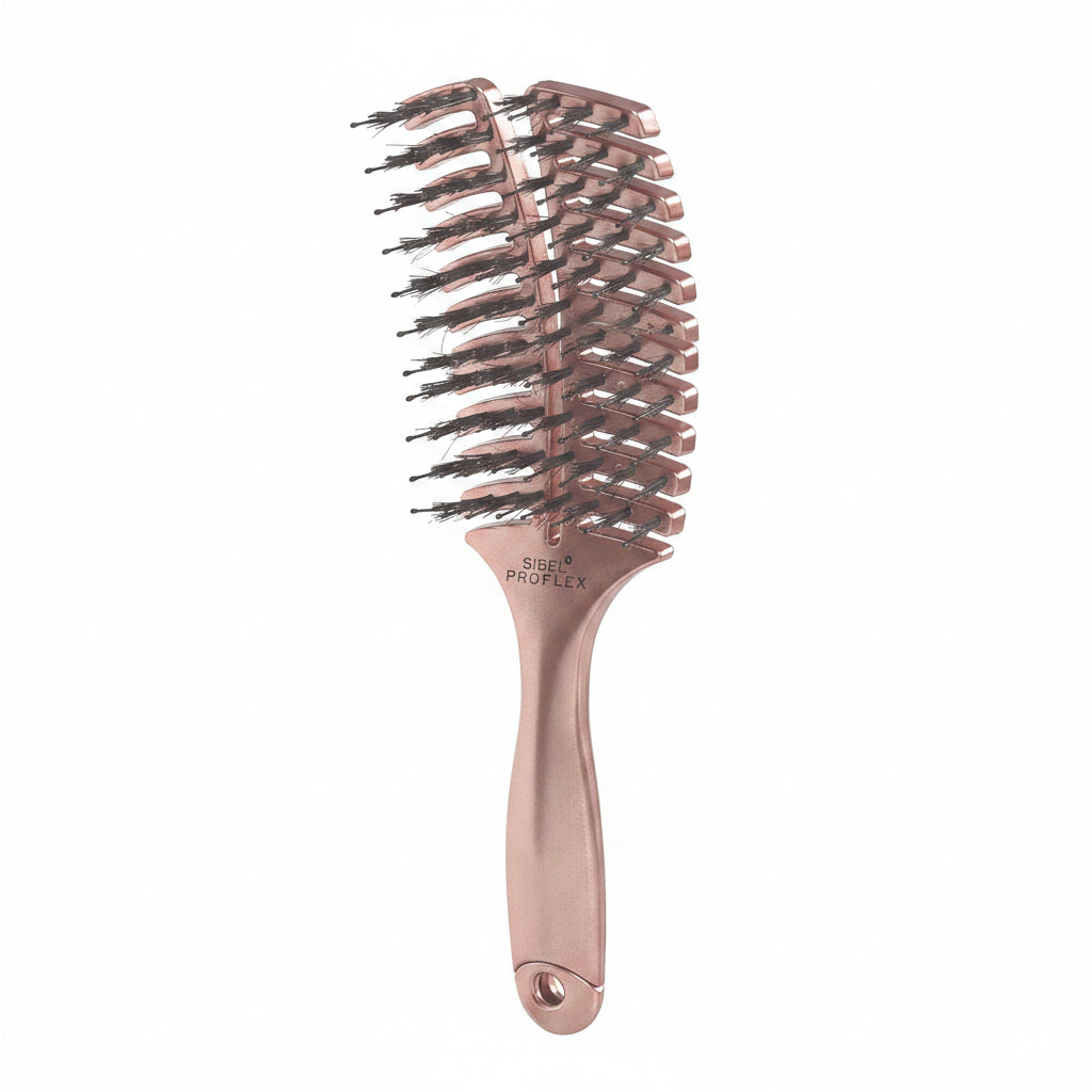 Sibel Vented Brush Proflex Pink S - Perie Profesionala Ventilata Roz Pentru Coafare