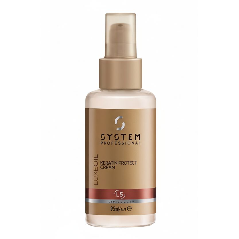 System Professional Lipid Code LuxeOil Keratin Protect Cream - Crema Leave-in Protectie Termica - Beauty Lounge