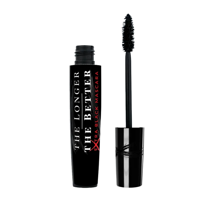 Layla Cosmetics The Longer The Better Extra Black Mascara - Rimel pentru Volum Negru Intens - Beauty Lounge