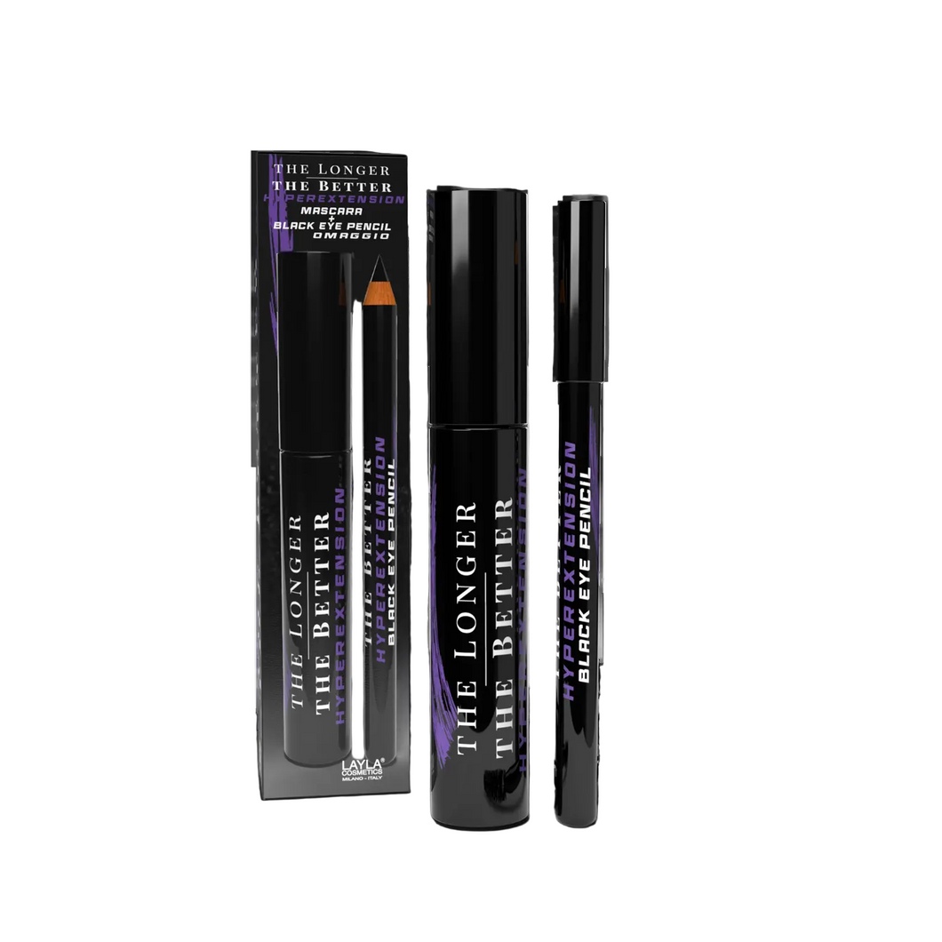 Layla Cosmetics The Longer The Better Hyperextension - Rimel pentru Alungire Extrema