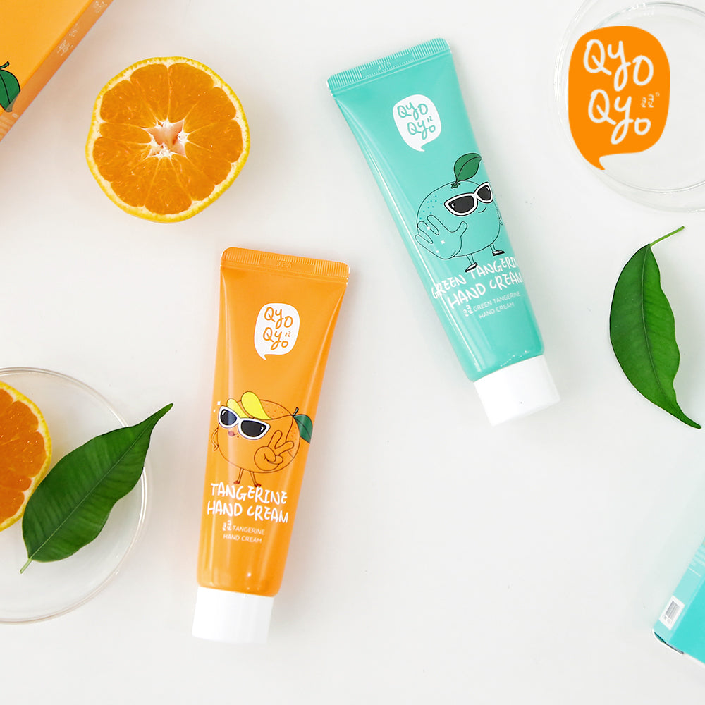 QyoQyo Green Tangerine Hand Cream 50ml - Crema de Maini