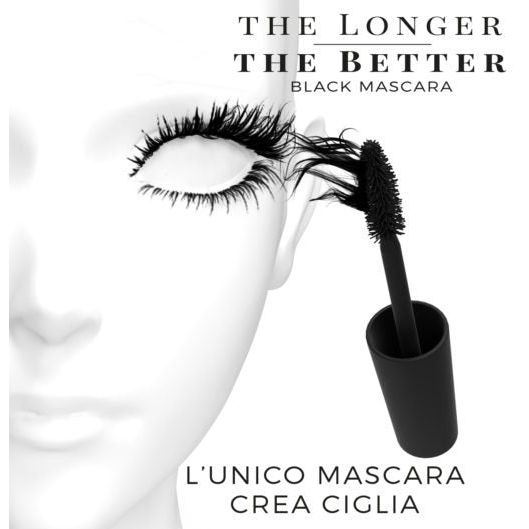 Layla Cosmetics The Longer The Better Black Mascara - Rimel pentru Volum Negru