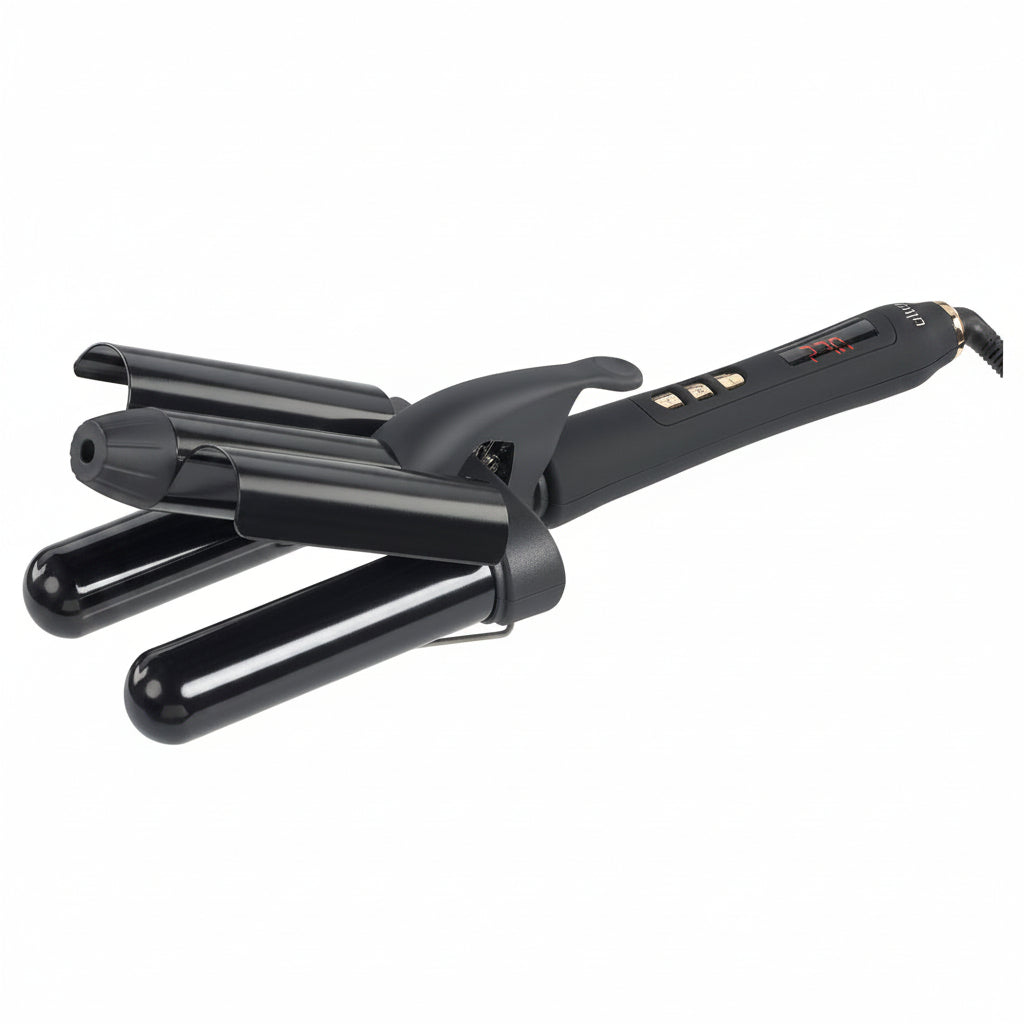 Ultron Shango Triple Barrel Waver 32mm EU - Ondulator Profesional Pentru Bucle Lejere - Beauty Lounge