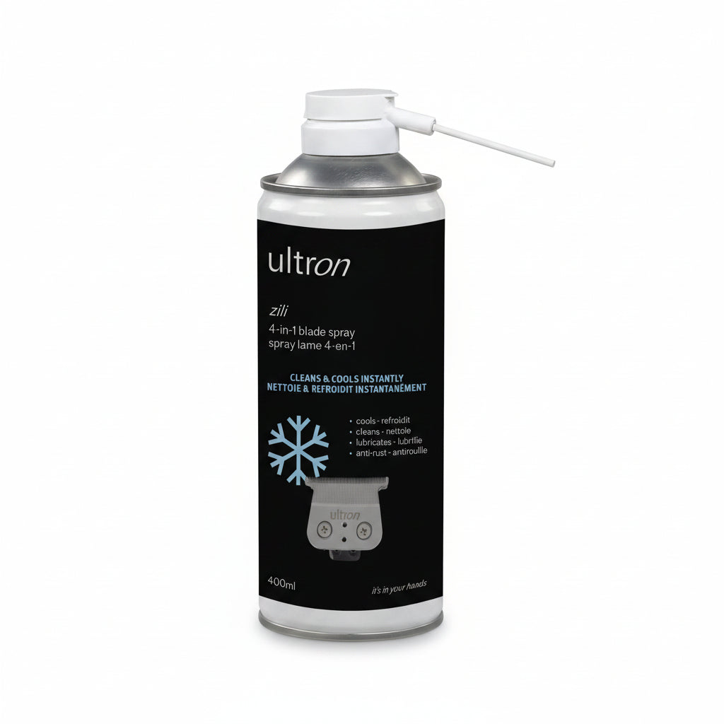Ultron Zili Cool Blade Spray 400ml - Spray Pentru Intretinerea Lamelor Masinilor de Tuns