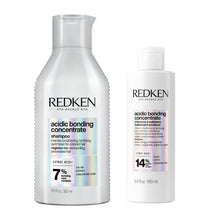 Încarcă imaginea în Galerie, Set Redken Acidic Bonding - Tratament Pre-Sampon 190ml + Sampon 300ml
