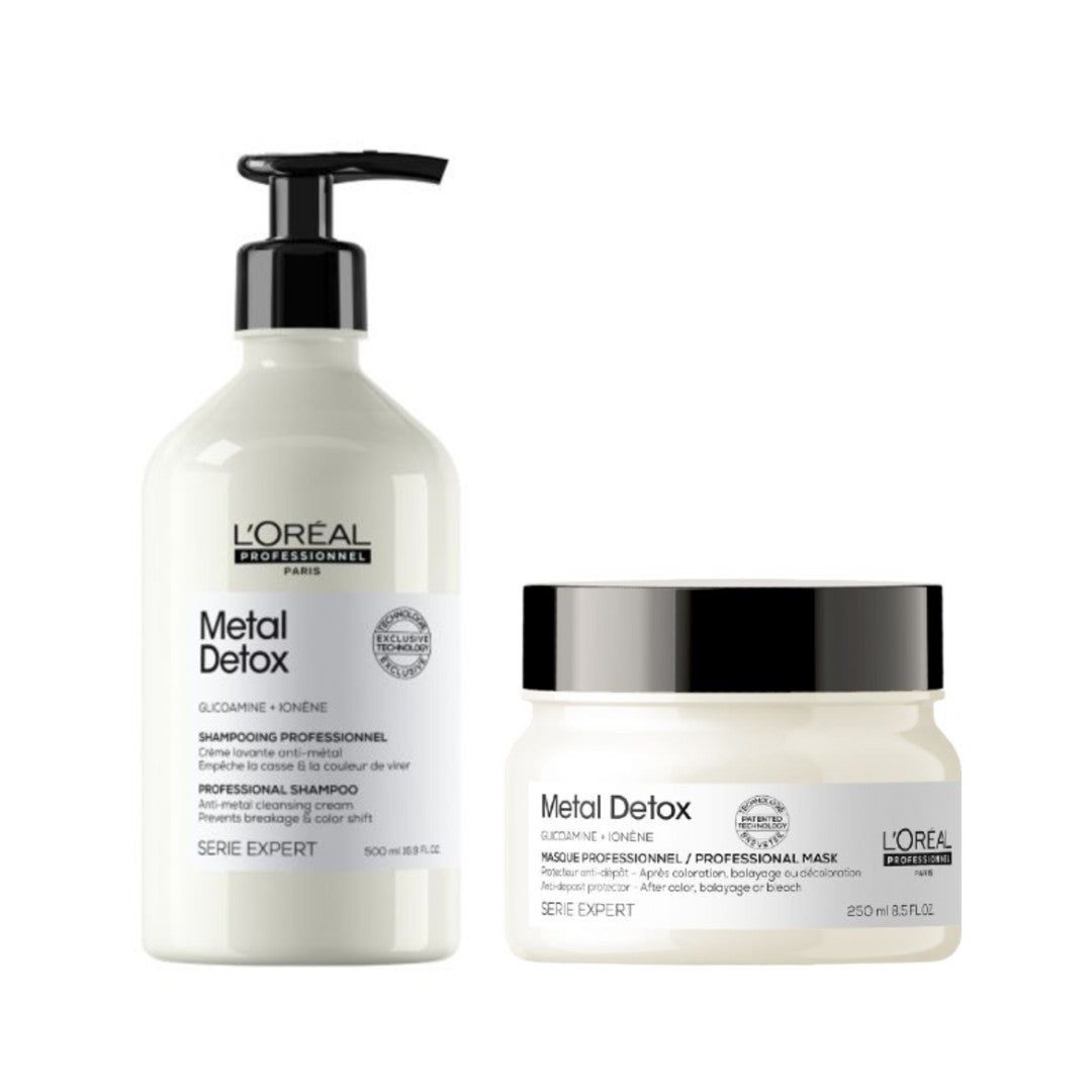 Set L’Oreal Metal Detox - Sampon 500ml + Masca 250ml - Beauty Lounge