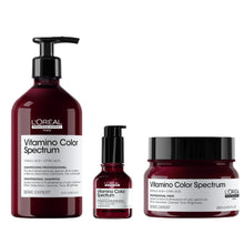 Încarcă imaginea în Galerie, Set L’Oreal Vitamino Color Spectrum - Sampon 500ml + Masca 250ml + Ser 50ml - Beauty Lounge
