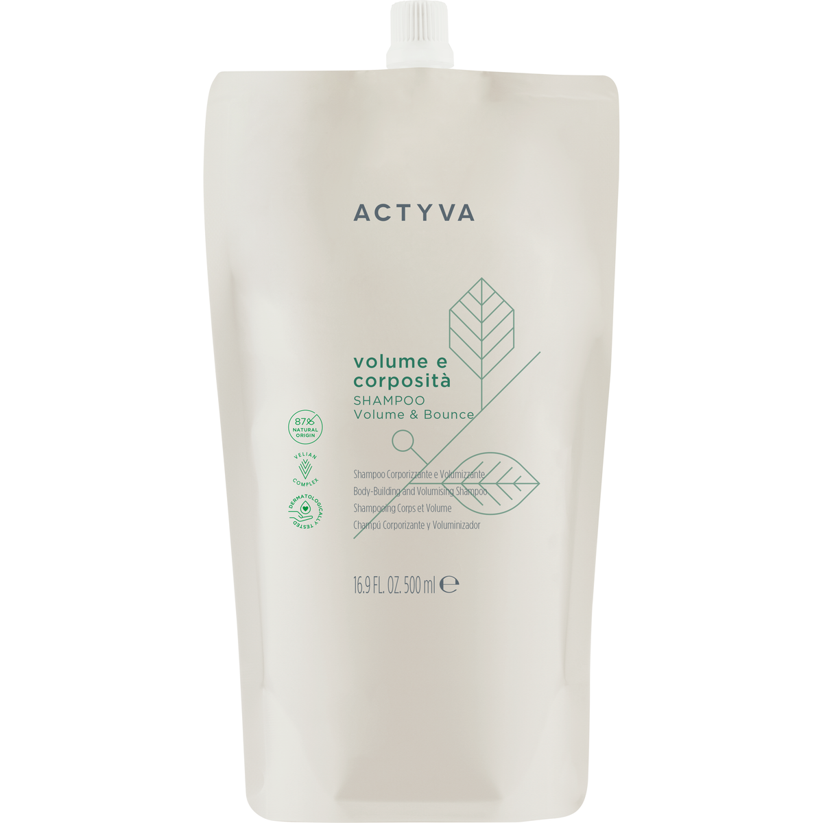 Kemon Actyva Volume e Corposita Shampoo Pouch - Sampon Pentru Volum 500ml