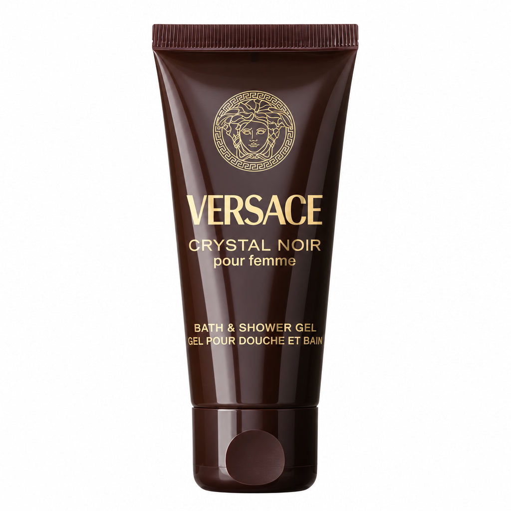Versace Crystal Noir Set - Apa de Parfum 50ml + Lotiune Corp 50ml + Gel de Dus 50ml Pentru Femei