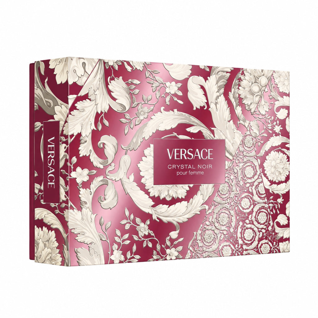 Versace Crystal Noir Set - Apa de Parfum 50ml + Lotiune Corp 50ml + Gel de Dus 50ml Pentru Femei