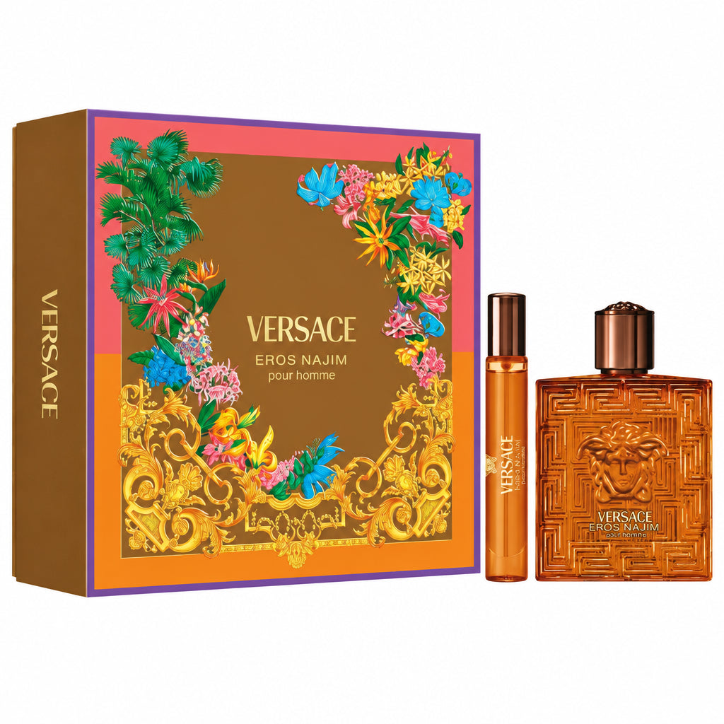 Versace Eros Najim Set Eau de Parfum 100ml + Eau de Parfum 10ml - Apa de Parfum Pentru Barbati