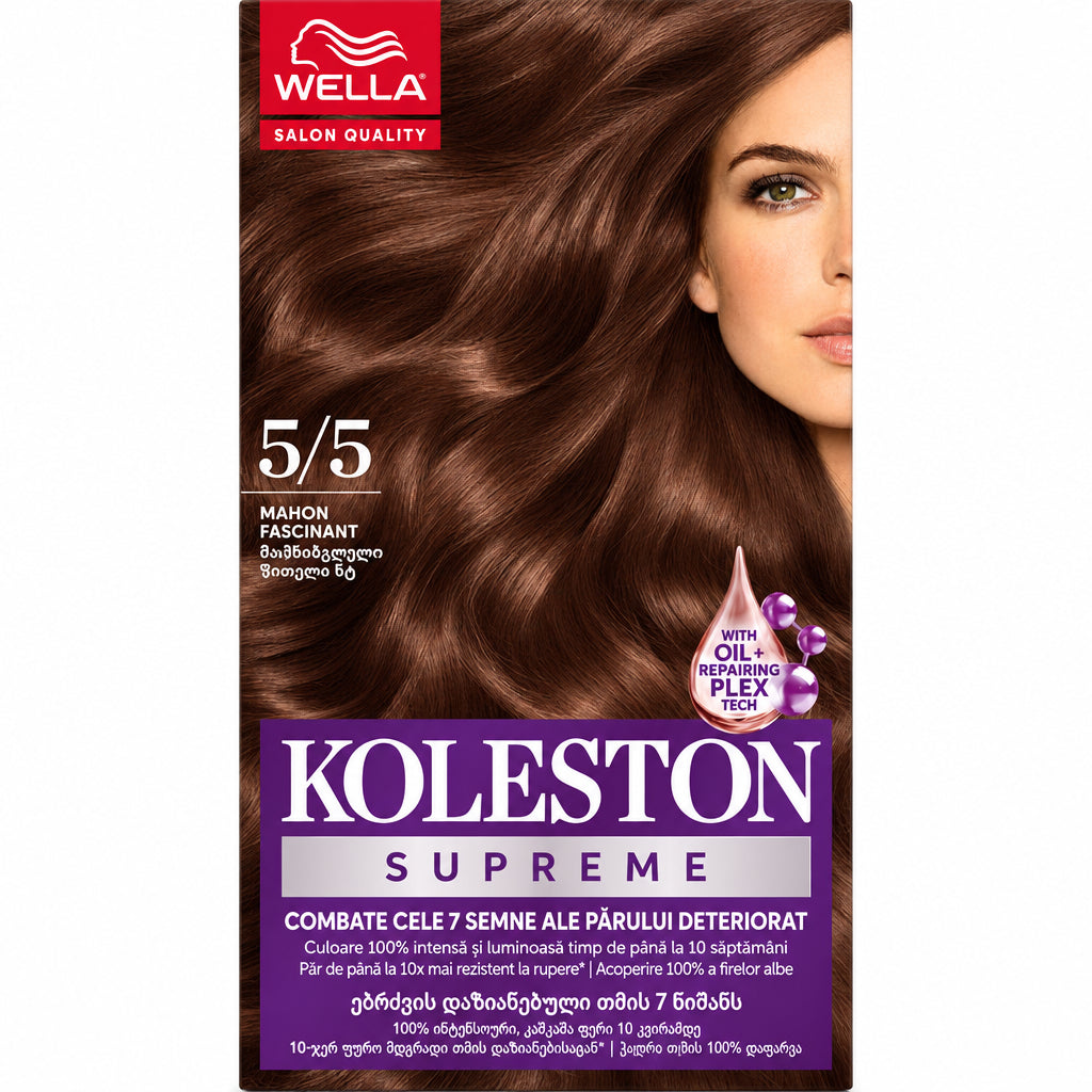 Wella Koleston Supreme 5/5 - Vopsea De Par Permanenta Saten Deschis