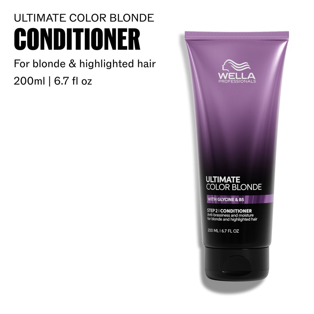 Wella Professionals Ultimate Color Blonde 200ml - Balsam Nuantator Pentru Par Blond si Decolorat