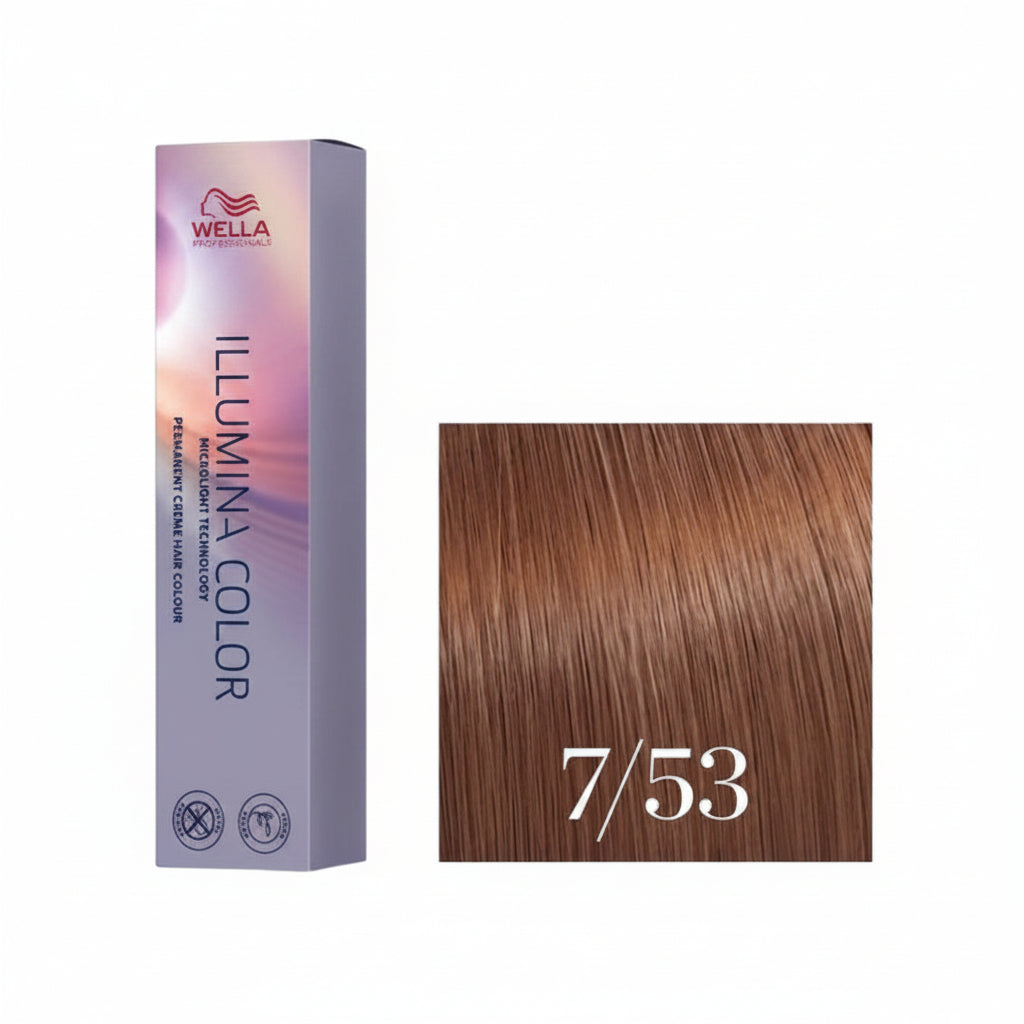 Wella Professionals Illumina Color 7/53 60ml - Vopsea Permanenta Pentru Par