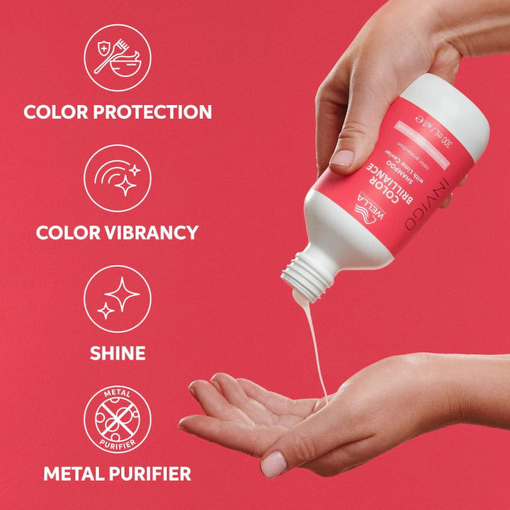Wella Professionals Invigo Color Brilliance Shampoo 100ml - Sampon Pentru Par Vopsit - Beauty Lounge