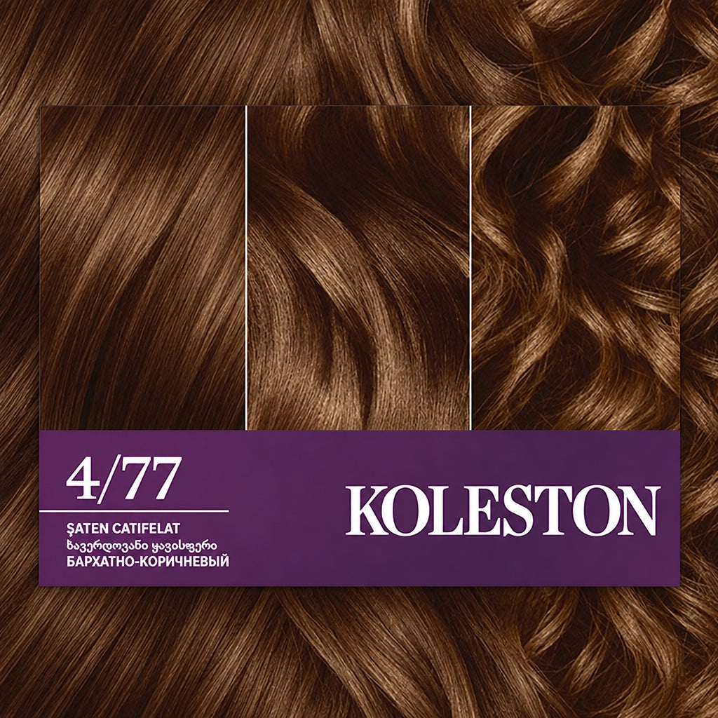Wella Koleston Supreme 4/77 - Vopsea De Par Permanenta Saten Catifelat