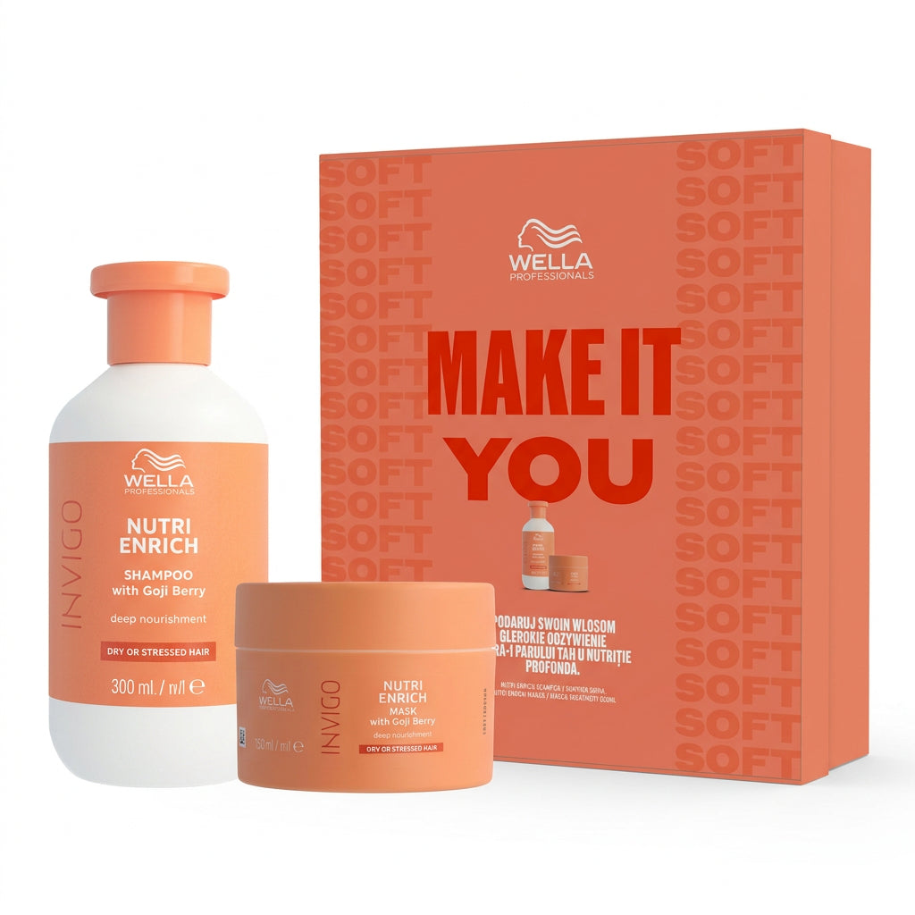 Wella Professionals Invigo Nutri Enrich Set - Sampon 300ml + Masca 150ml Pentru Parul Uscat