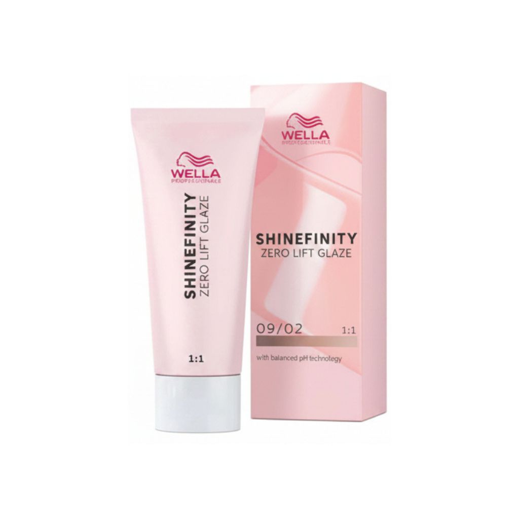Wella Professionals Shinefinity Zero Lift Glaze, 09/02 Soft Sage 60ml - Vopsea Demipermanenta