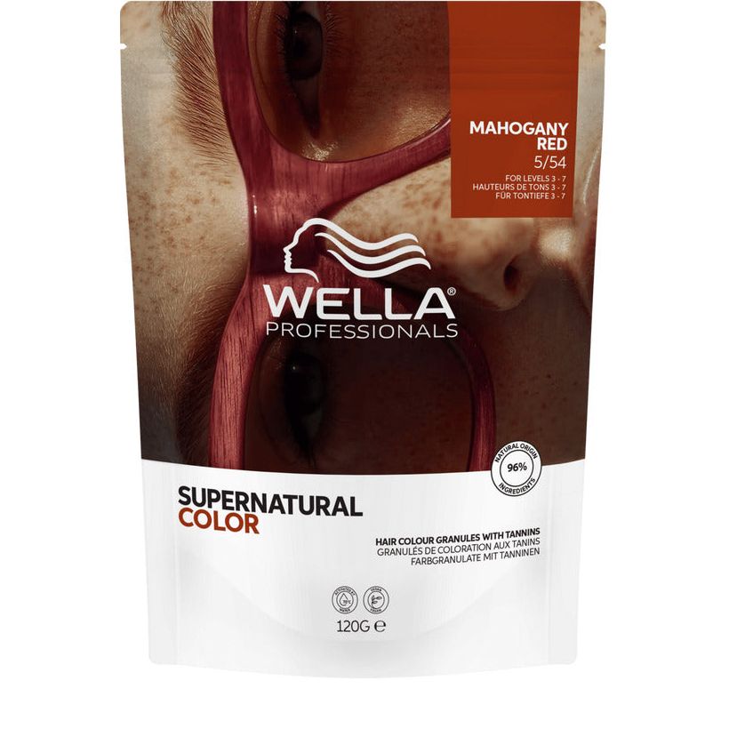 Wella Professionals Supernatural Color 5/54 Mahogany Red 120g - Vopsea Semipermanenta Vegana - Beauty Lounge