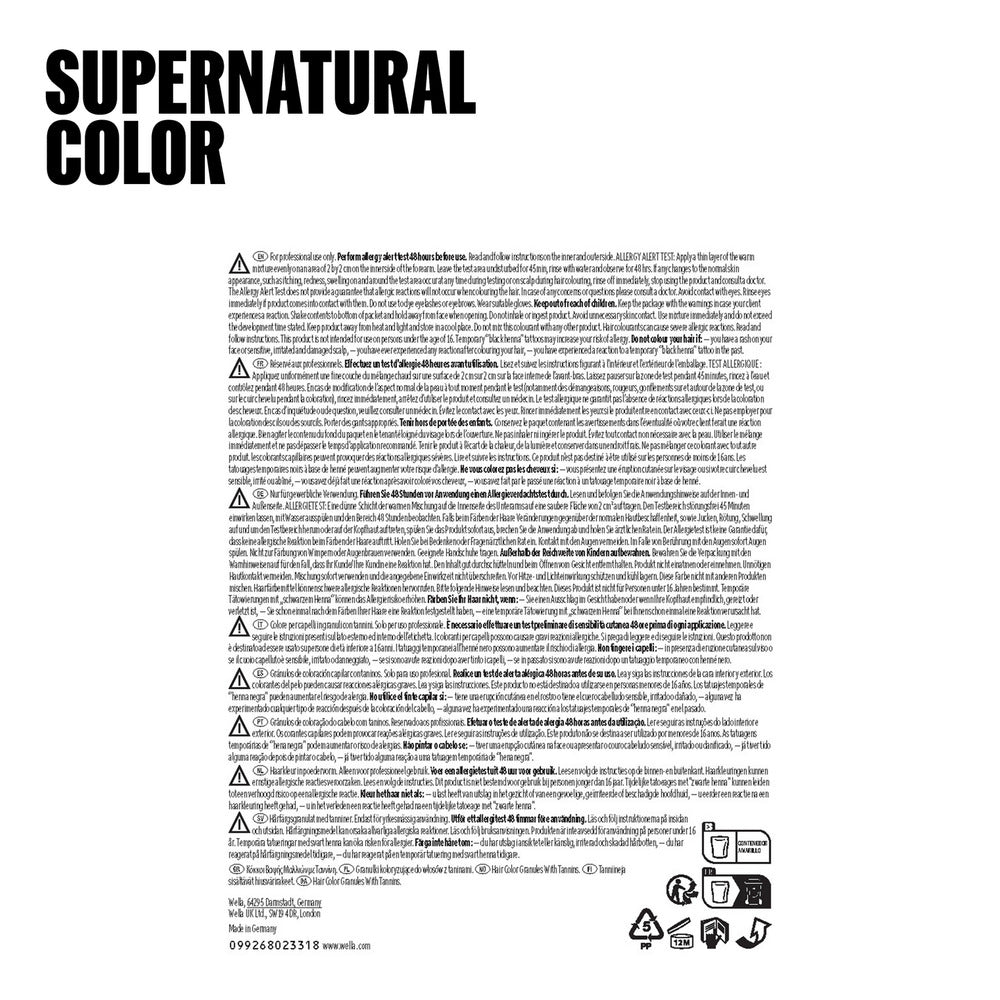 Wella Professionals Supernatural Color 5/75 Cacao Brunette 120g - Vopsea Semipermanenta Vegana - Beauty Lounge