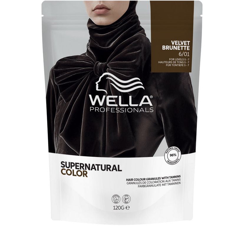 Wella Professionals Supernatural Color 6/01 Velvet Brunette 120g - Vopsea Semipermanenta Vegana - Beauty Lounge