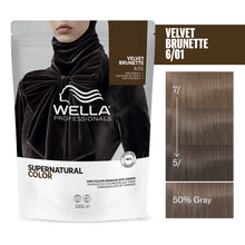 Încarcă imaginea în Galerie, Wella Professionals Supernatural Color 6/01 Velvet Brunette 120g - Vopsea Semipermanenta Vegana - Beauty Lounge
