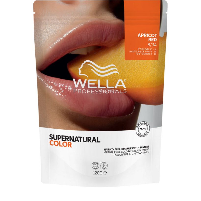 Wella Professionals Supernatural Color 8/34 Apricot Red 120g - Vopsea Semipermanenta Vegana - Beauty Lounge