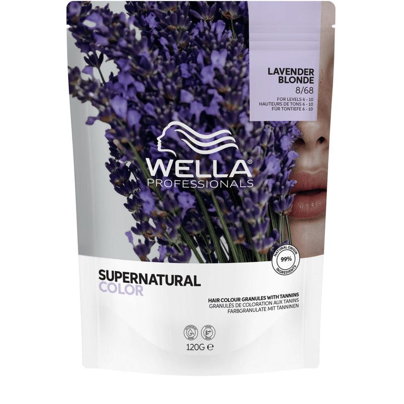 Wella Professionals Supernatural Color 8/68 Lavender Blonde 120g - Vopsea Semipermanenta Vegana - Beauty Lounge