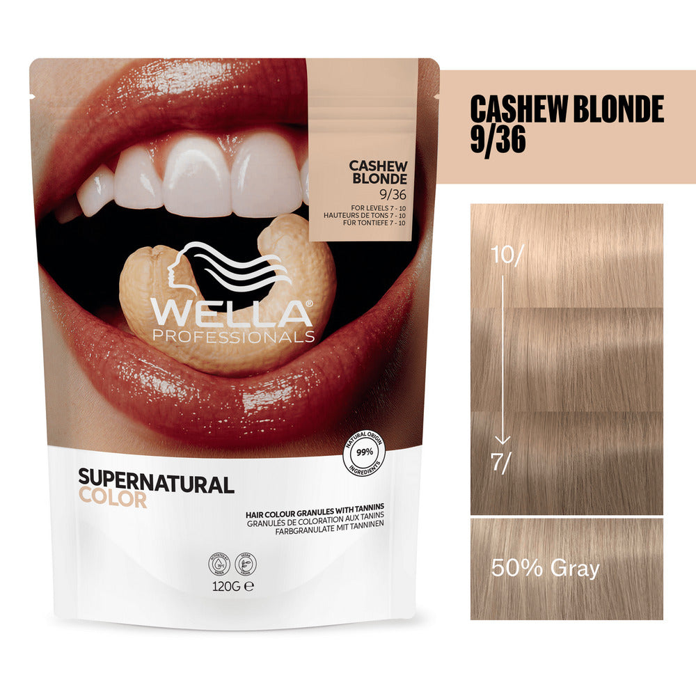 Wella Professionals Supernatural Color 9/36 Cashew Blonde 120g - Vopsea Semipermanenta Vegana - Beauty Lounge