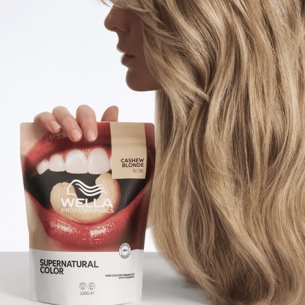 Wella Professionals Supernatural Color 9/36 Cashew Blonde 120g - Vopsea Semipermanenta Vegana - Beauty Lounge