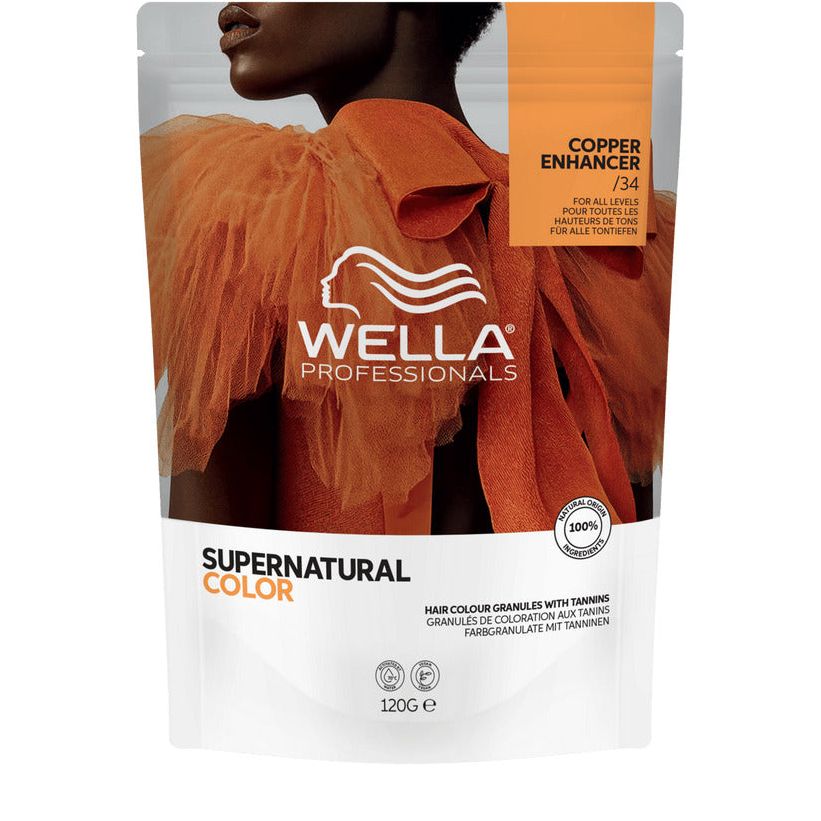 Wella Professionals Supernatural Color /34 Copper Enhancer 120g - Vopsea Semipermanenta Vegana - Beauty Lounge