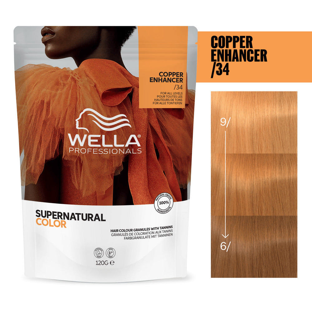 Wella Professionals Supernatural Color /34 Copper Enhancer 120g - Vopsea Semipermanenta Vegana - Beauty Lounge