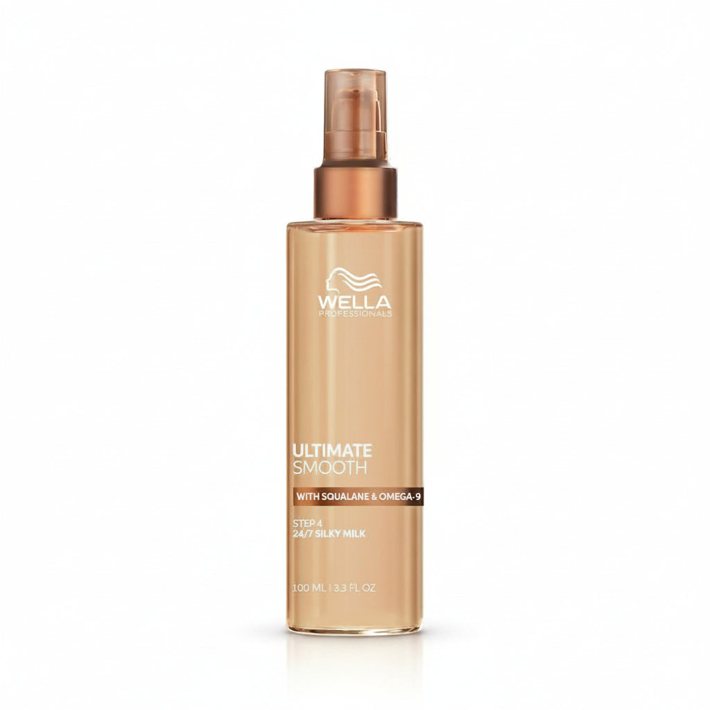Wella Professionals Ultimate Smooth Silky Milk 100ml - Lapte de Par cu Protectie Termica