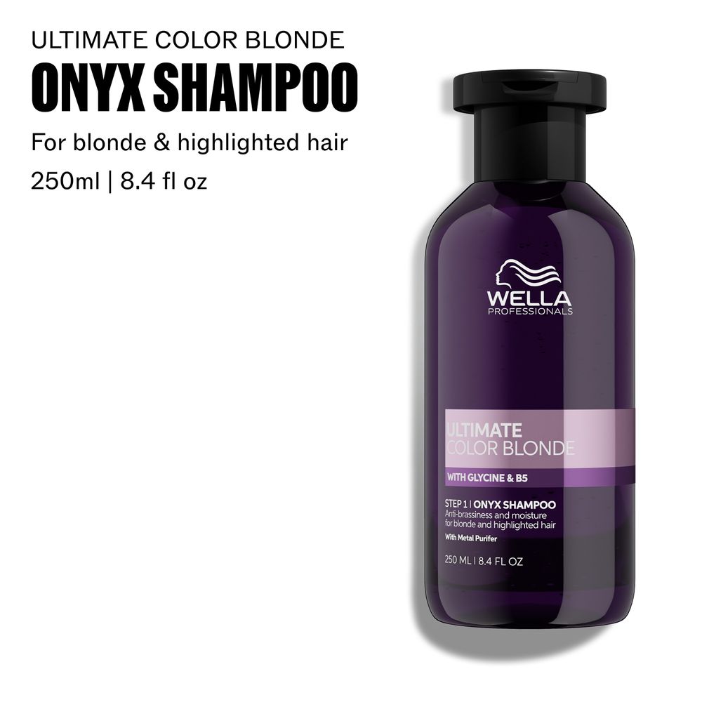 Wella Professionals Ultimate Color Blonde 250ml - Sampon Nuantator Pentru Par Blond si Decolorat