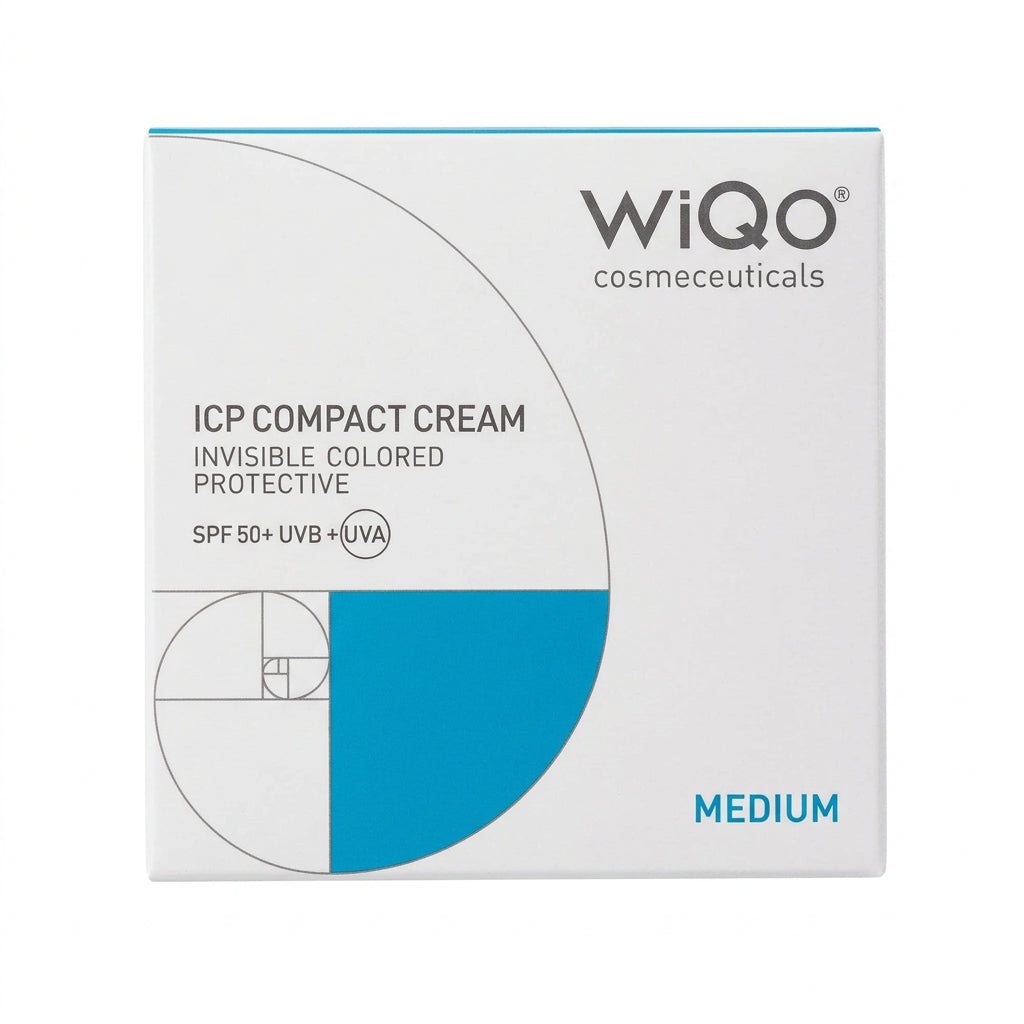 WiQo ICP Cream SPF50+ Medium Color 10.5ml - Crema Nuantatoare Pentru Ten Inchis