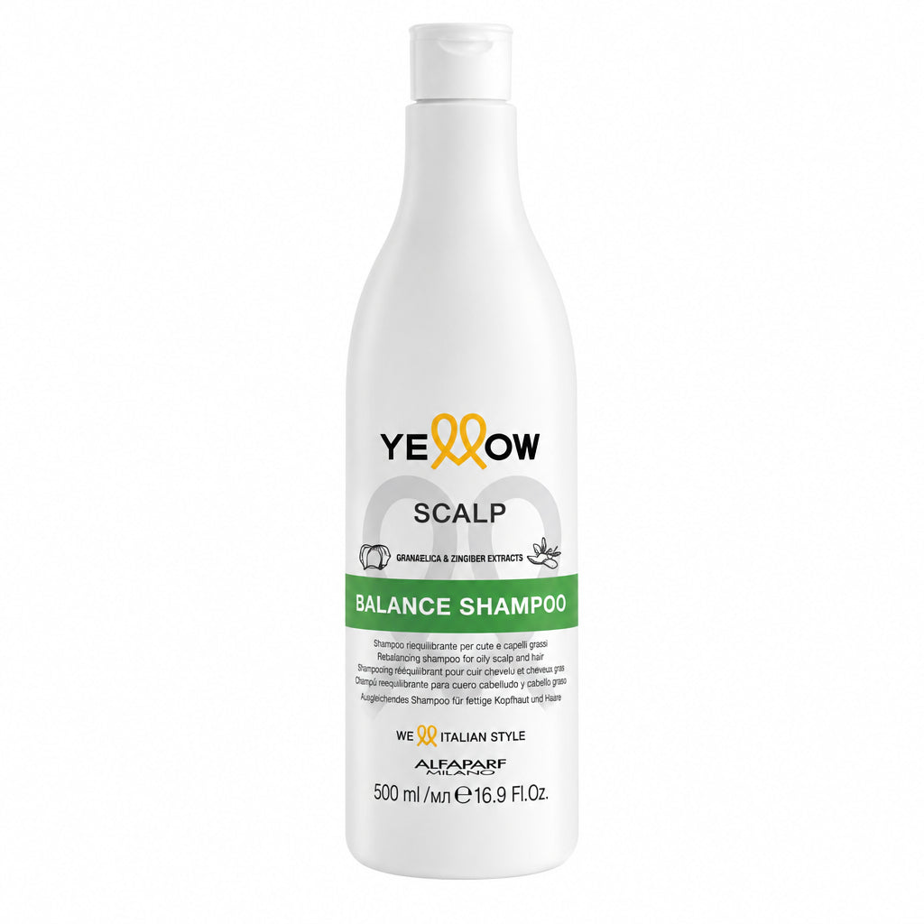 Yellow Scalp Shampoo Balance 500ml - Sampon Reechilibrator Dedicat Scalpului Gras
