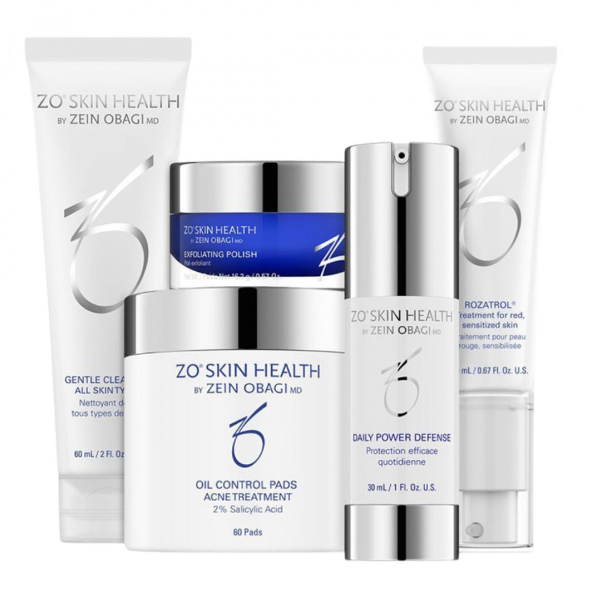 ZO Skin Normalizing Skin System - Set Pentru Ten Sensibil cu Roseata