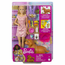 Încarcă imaginea în Galerie, Barbie Set Papusa si Catelusii
