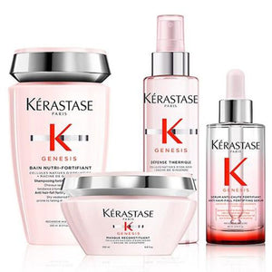 Set Kerastase Genesis - Sampon Bain Nutri-Fortifiant 250ml Masca 200ml Fluid 150ml si Ser 90ml