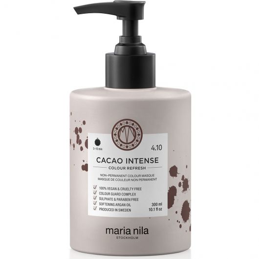 Maria Nila Colour Refresh Cacao Intense 4.10 300ml - Masca de Par Nuantatoare