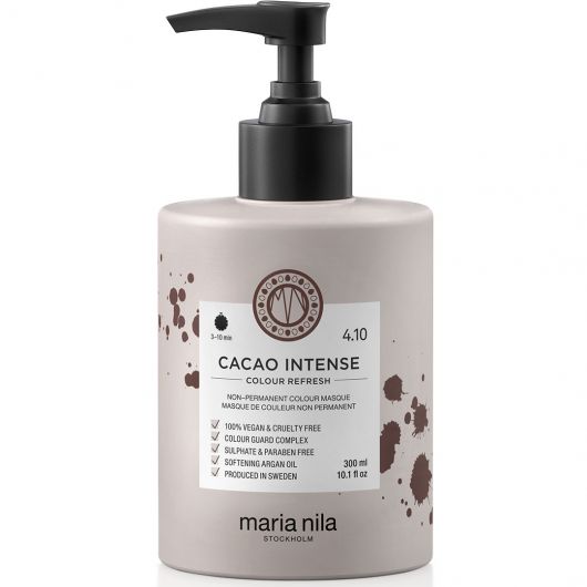 Maria Nila Colour Refresh Cacao Intense 4.10 - Masca de Par Nuantatoare 300ml