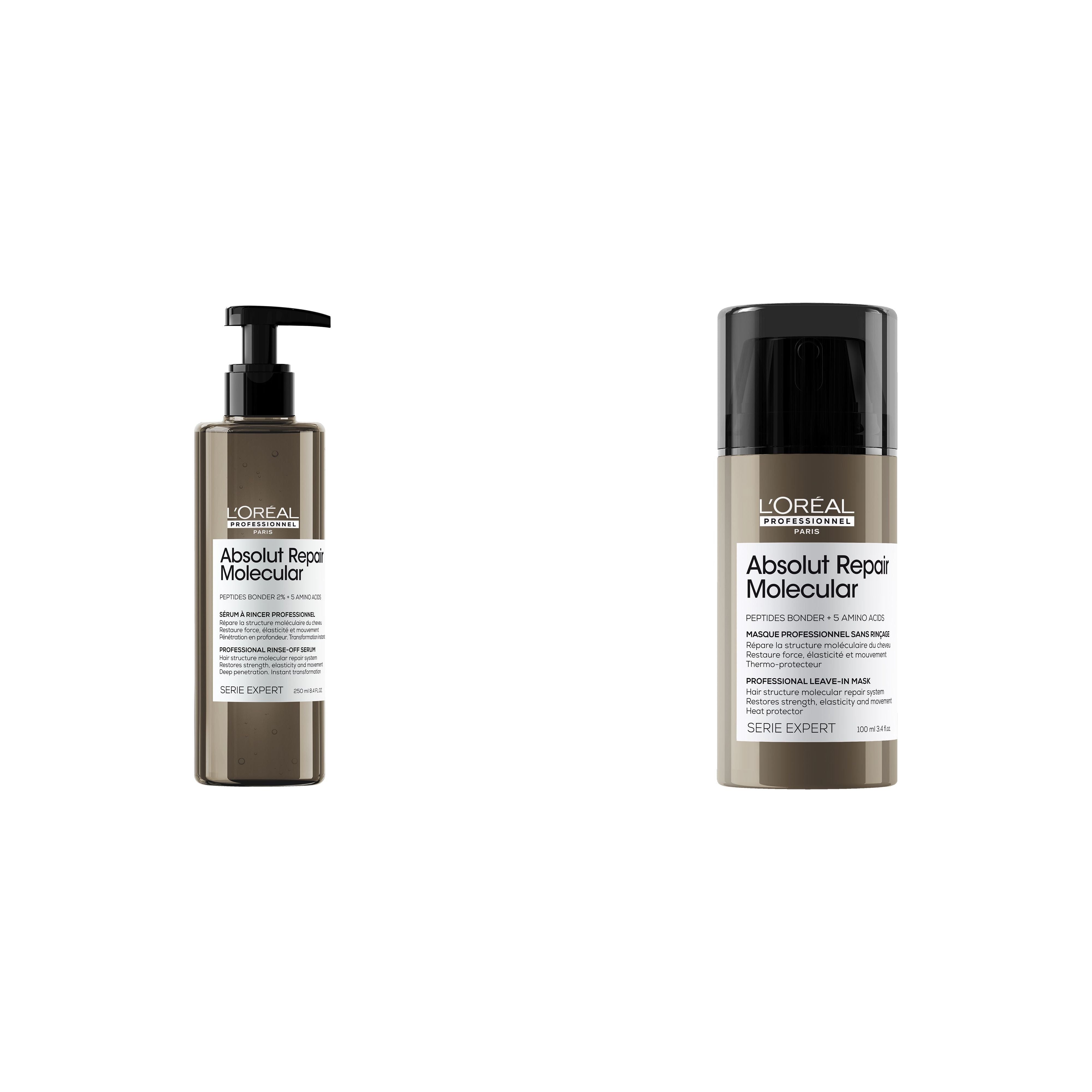 Set L’Oreal Professionnel SE Absolut Repair Molecular Serum 250ml si Crema 100ml - Beauty Lounge