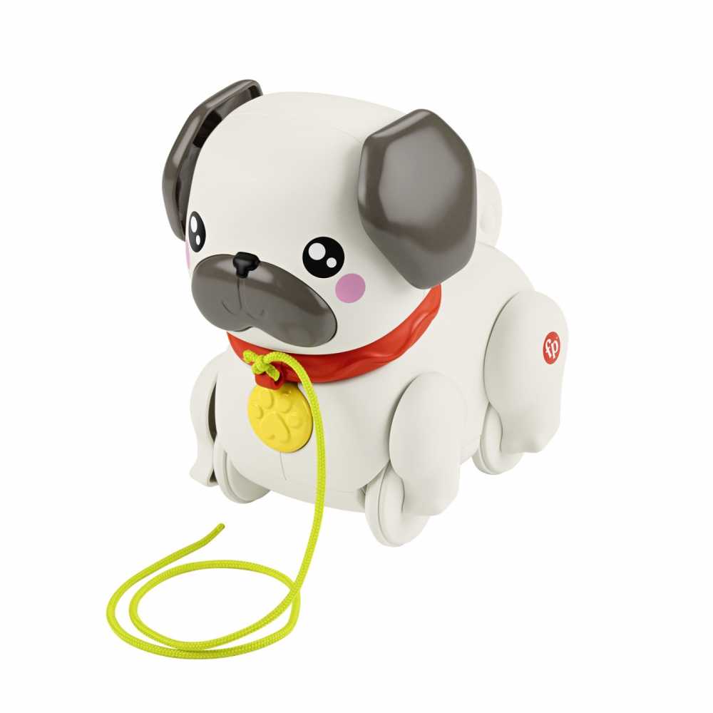 Fisher Price Jucarie de Tras Interactiva Catel cu Miscari si Sunete