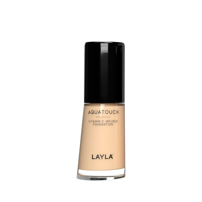 Layla Cosmetics Aquatouch Vitamin C Infused Foundation N. 1   Fond de Ten Anti-Imbatranire