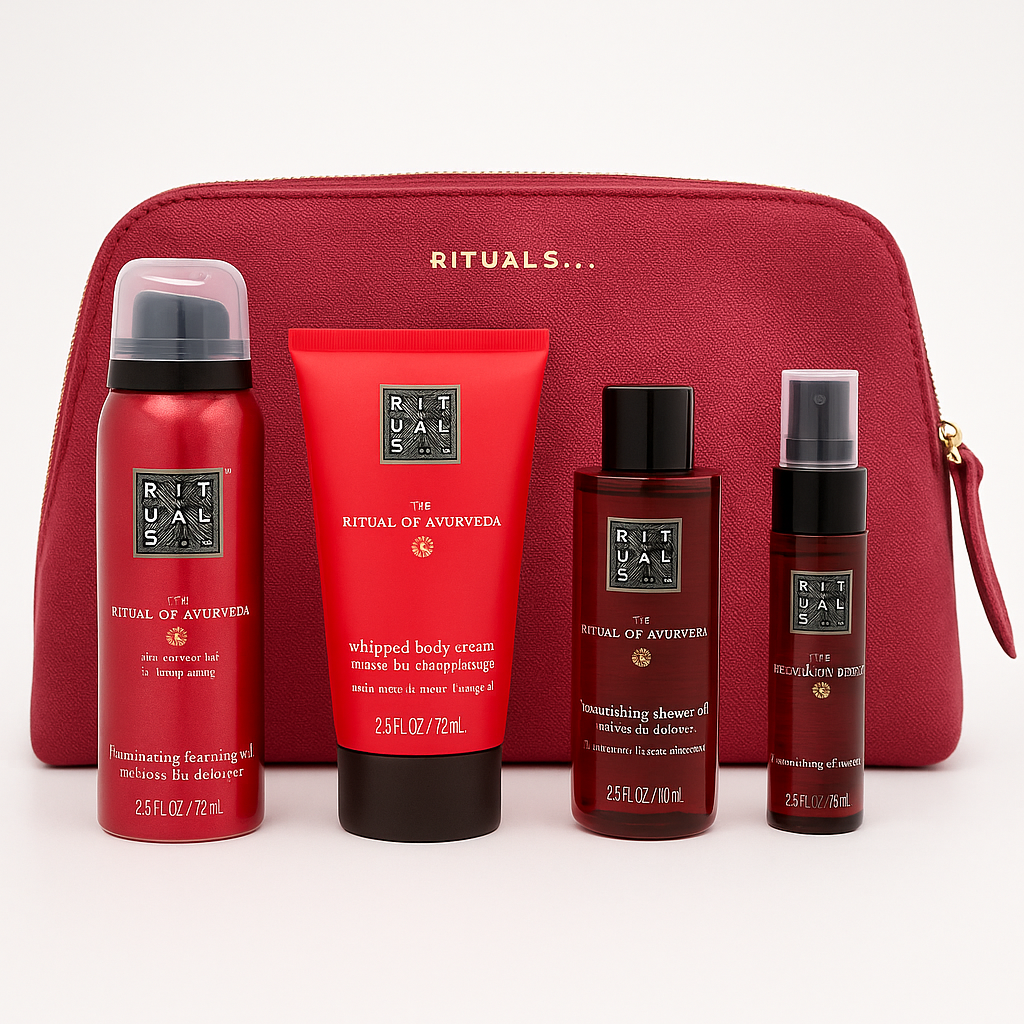 The Rituals of Ayurveda Travel Set – Set Cadou Pentru Par si Corp