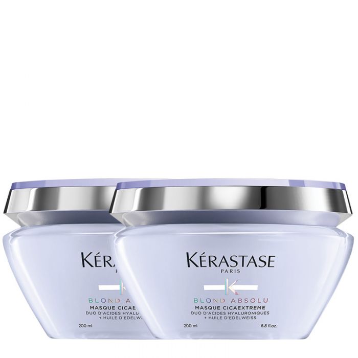 Set Kerastase Blond Absolu 2 x Masque Cicaextreme - Masca Intens Hidratantă 200ml