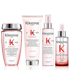 Set Kerastase Genesis - Sampon Bain Hydra-Fortifiant 250ml Balsam 200ml Fluid 150ml si Ser 90ml