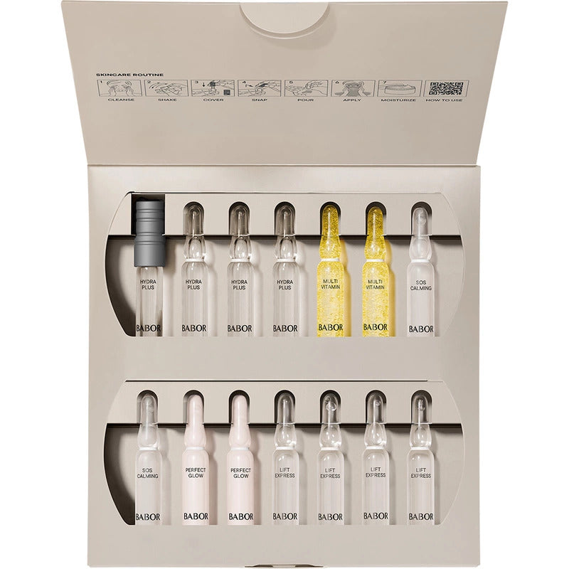 Babor Ampoule Concentrates Perfect Skin 14x2ml - Colecție de Fiole Concentrate pentru Tratament Intensiv de 14 Zile pentru Ten Hidratat, Radiant și Ferm - Beauty Lounge