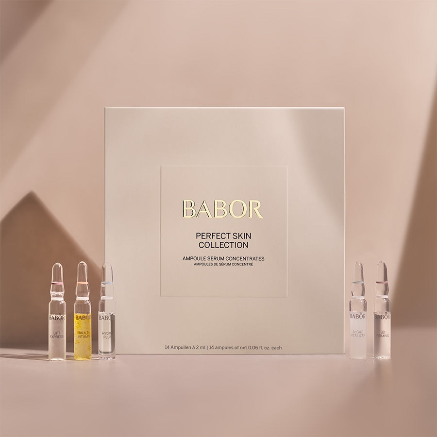 Babor Ampoule Concentrates Perfect Skin 14x2ml - Colecție de Fiole Concentrate pentru Tratament Intensiv de 14 Zile pentru Ten Hidratat, Radiant și Ferm - Beauty Lounge