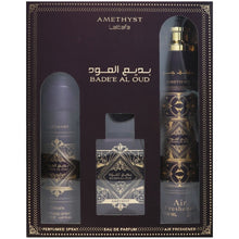 Încarcă imaginea în Galerie, Lattafa Badee Al Oud Amethyst - Set Cadou 3 Piese Unisex
